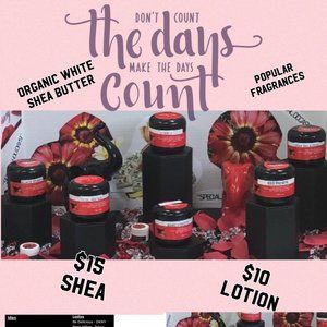Scented Fragrances Shea butter and Lotion